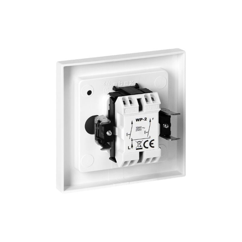 Interrupteur Double Encastré 10A 250V - Blanc - Silamp France