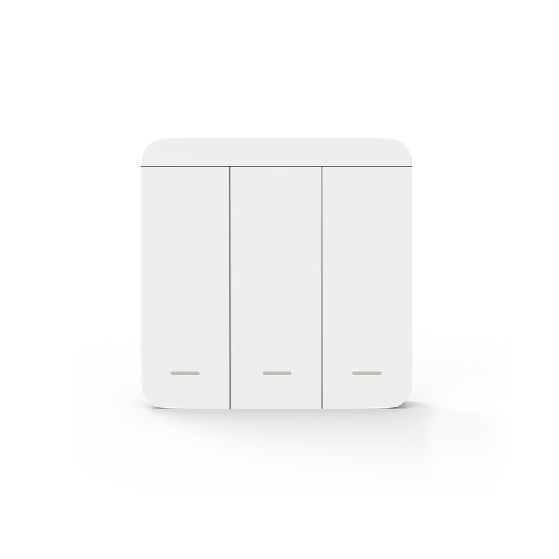 Interrupteur Mural sans Fil Bouton Triple avec 3 Récepteurs 220V 10A - Silamp France