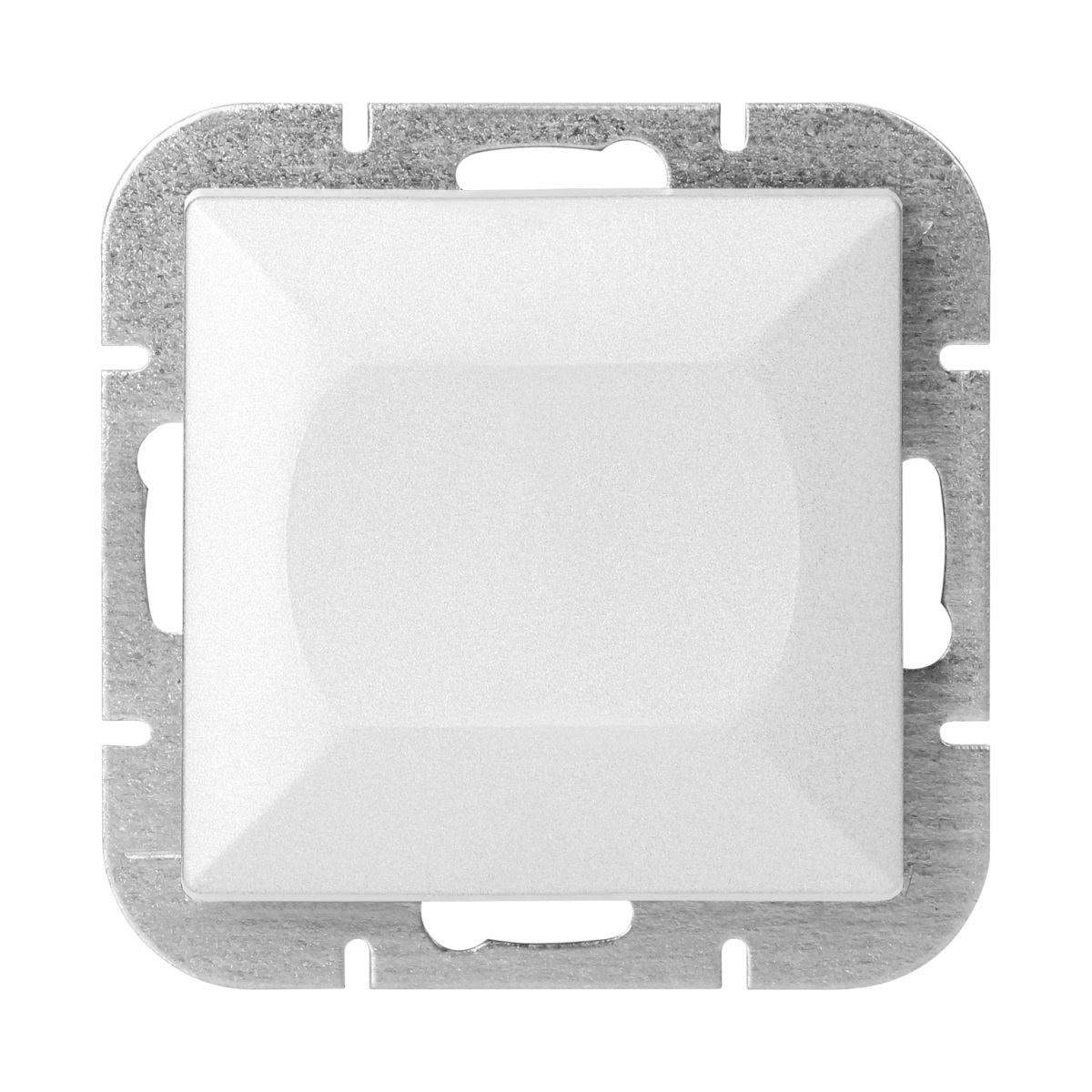 Interrupteur Mural Simple Encastré 10A - Blanc mat - Silamp France