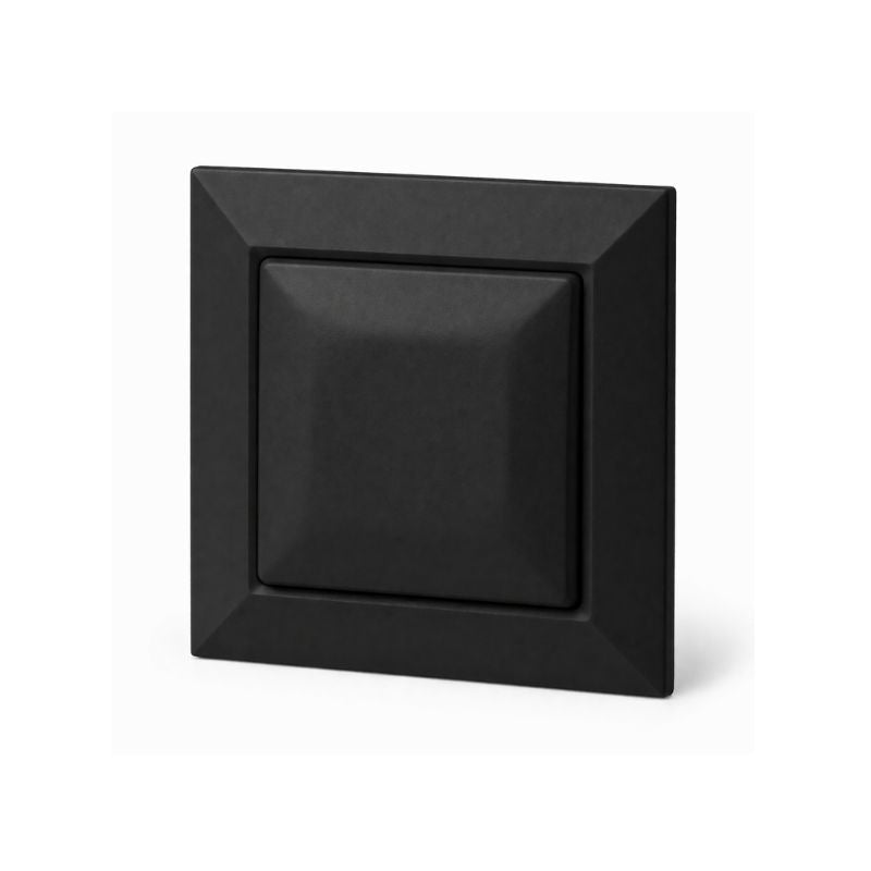 Interrupteur Mural Va - et - Vient Simple Encastré 10A 250V - Noir Mat - Silamp France