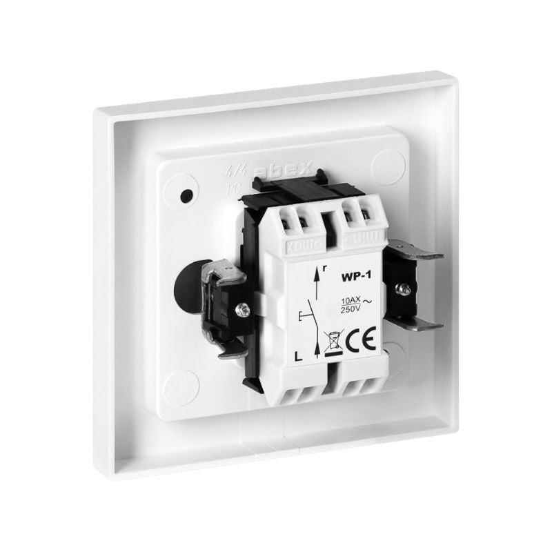 Interrupteur Va - et - Vient Simple Encastré 10A 250V - Blanc - Silamp France
