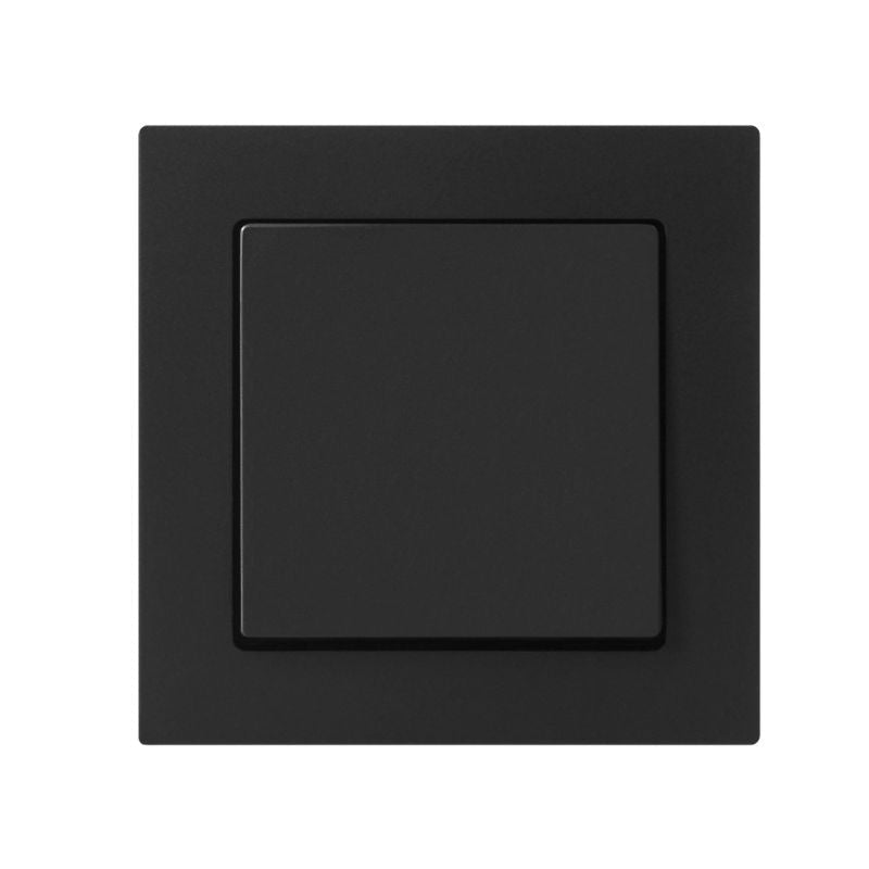 Interrupteur Va - et - Vient Simple Encastré 10A 250V - Noir - Silamp France