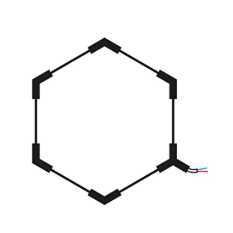 Kit 1 éclairage LED Hexagonal 42W - 120lm/W - Silamp France