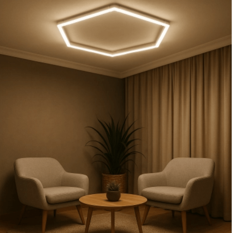 Kit 1 éclairage LED Hexagonal 42W - 120lm/W - Silamp France