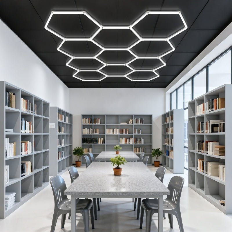 Kit 11 éclairages LED Hexagonal 299W - 110lm/W - Silamp France