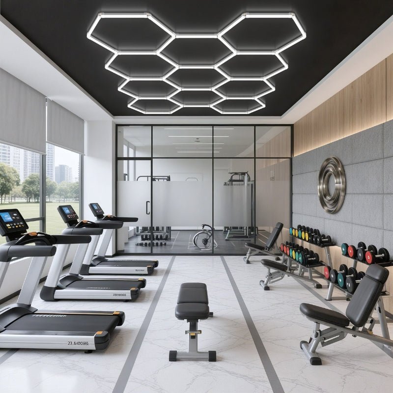 Kit 11 éclairages LED Hexagonal 299W - 110lm/W - Silamp France