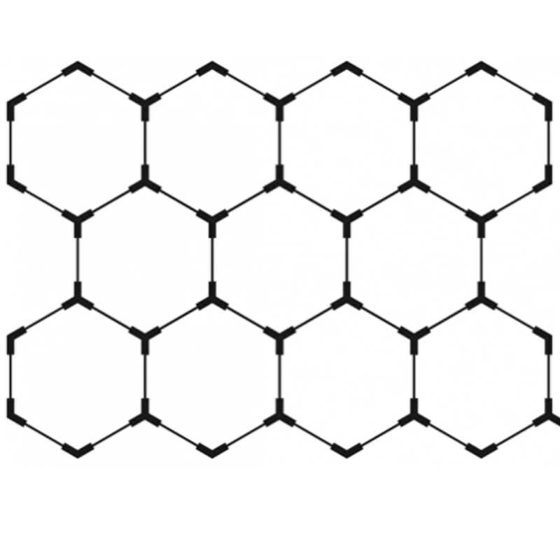 Kit 11 éclairages LED Hexagonal 385W - 120lm/W - Silamp France