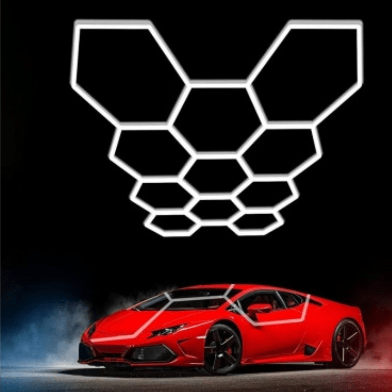 Kit 11 éclairages LED Hexagonal 385W - 120lm/W - Silamp France