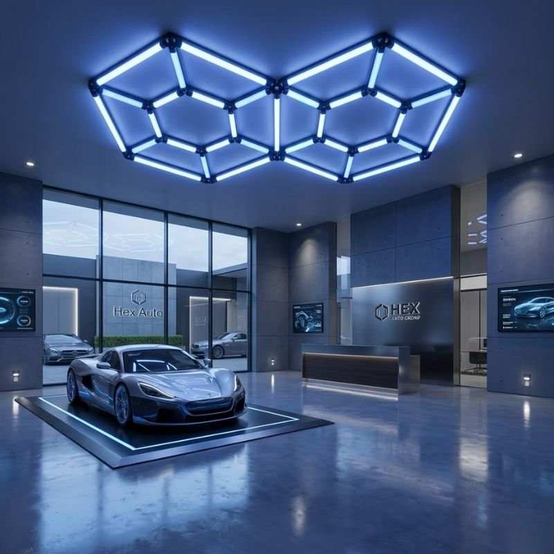 Kit 14 LED Hexagonal 315W - Forme Double Hexagone - Silamp France