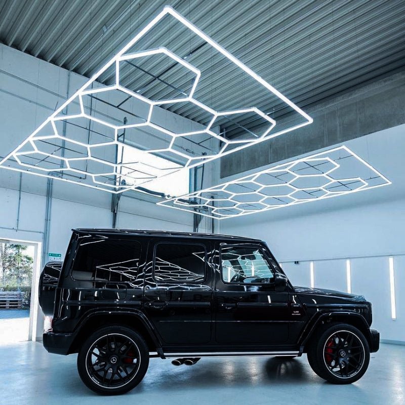 Kit 14 LED Hexagonal 562,5W avec cadre 110lm/w - Silamp France