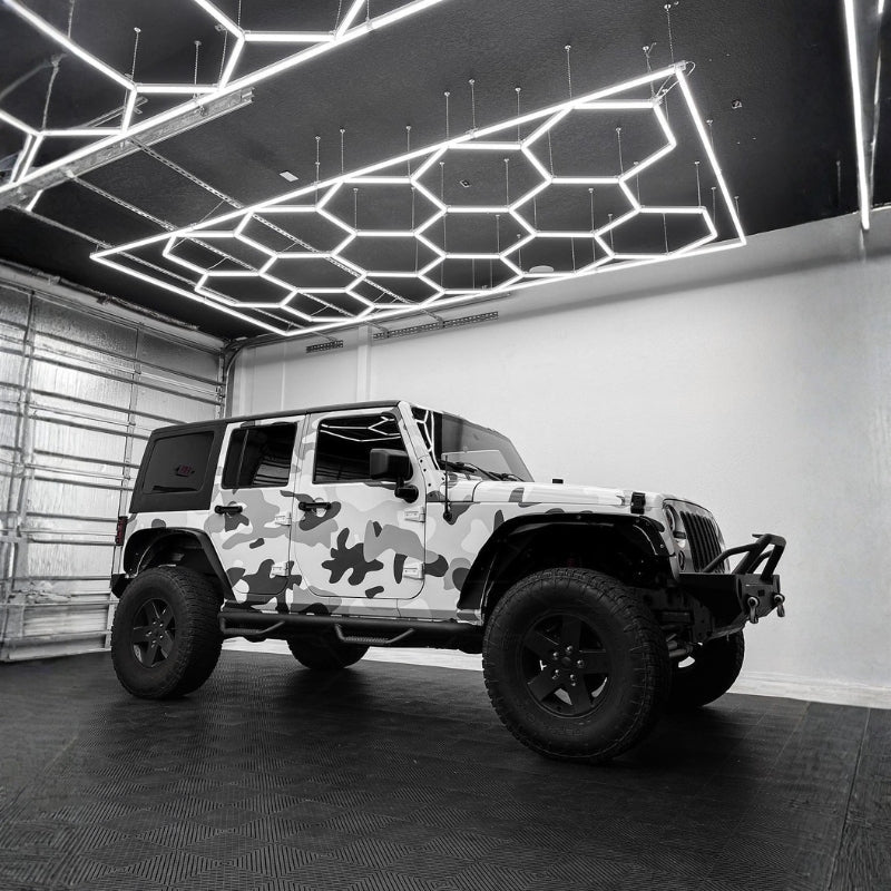 Kit 15 LED Hexagonal 582W avec cadre 110lm/w - Silamp France