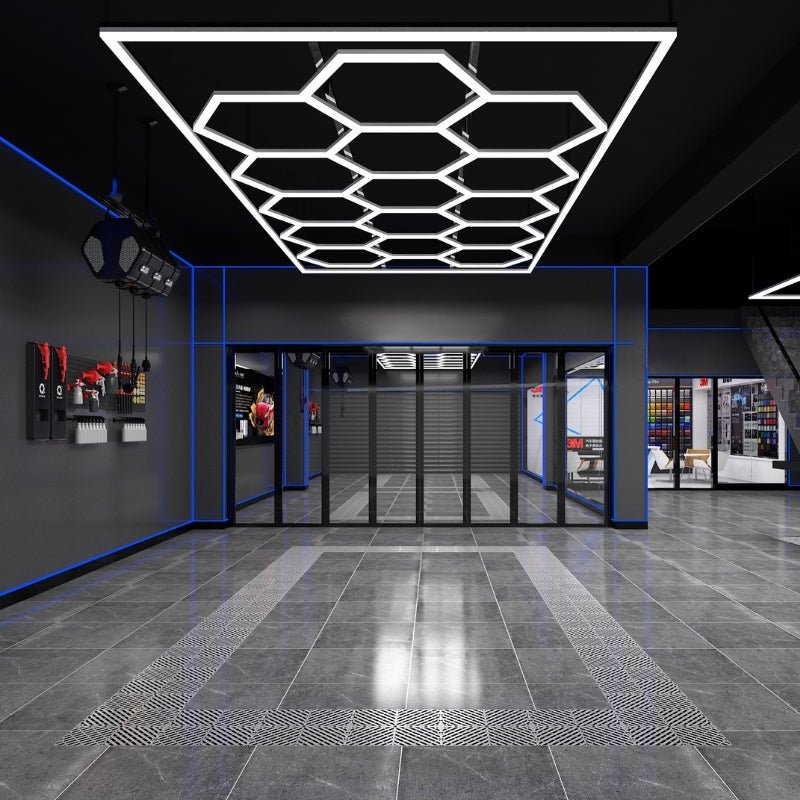 Kit 15 LED Hexagonal 582W avec cadre 110lm/w - Silamp France