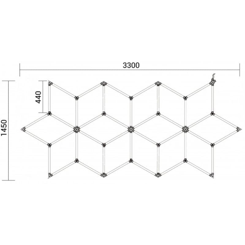 Kit 16 LED 294W - Forme Étoile - Silamp France