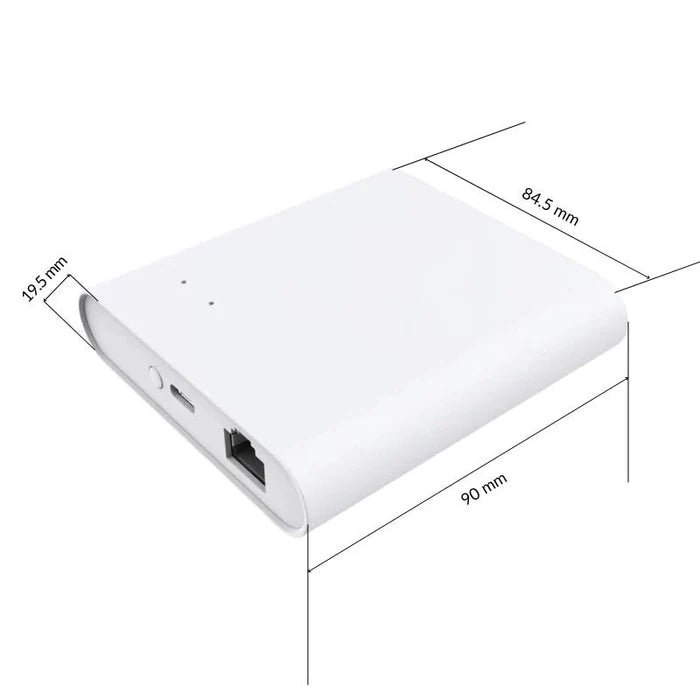 Kit 2 Têtes Thermostatiques Connectées Écran LCD + Passerelle Zigbee Ethernet - Silamp France