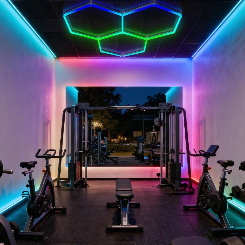 Kit 3 LED Hexagonal RGB 27W 110lm/w - Silamp France