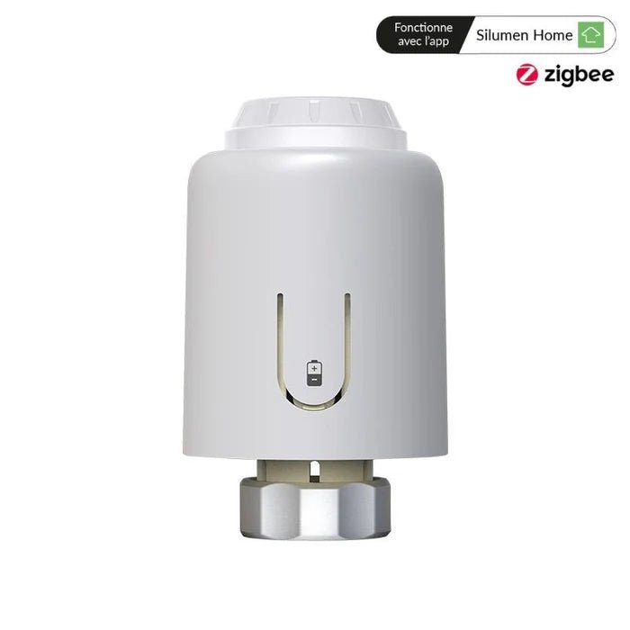 Kit 4 Têtes Thermostatiques Connectées + Passerelle ZigBee Ethernet - Silamp France