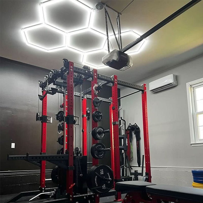 Kit 5 éclairages LED Hexagonal 156W - 110lm/W - Silamp France