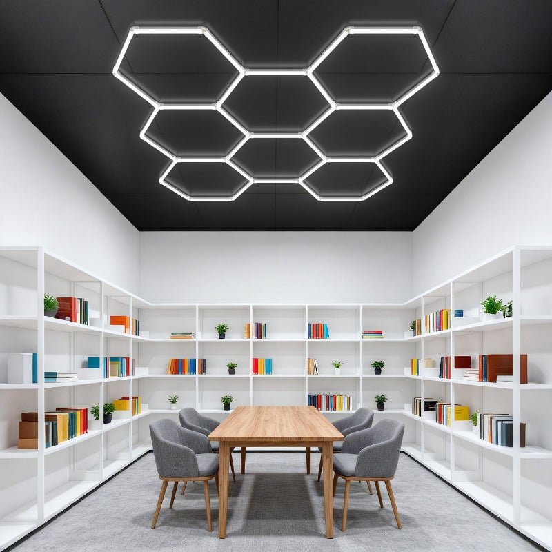 Kit 8 éclairages LED Hexagonal 227,5W - 100lm/W - Silamp France