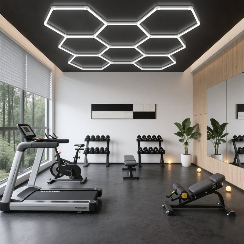 Kit 8 éclairages LED Hexagonal 227,5W - 100lm/W - Silamp France