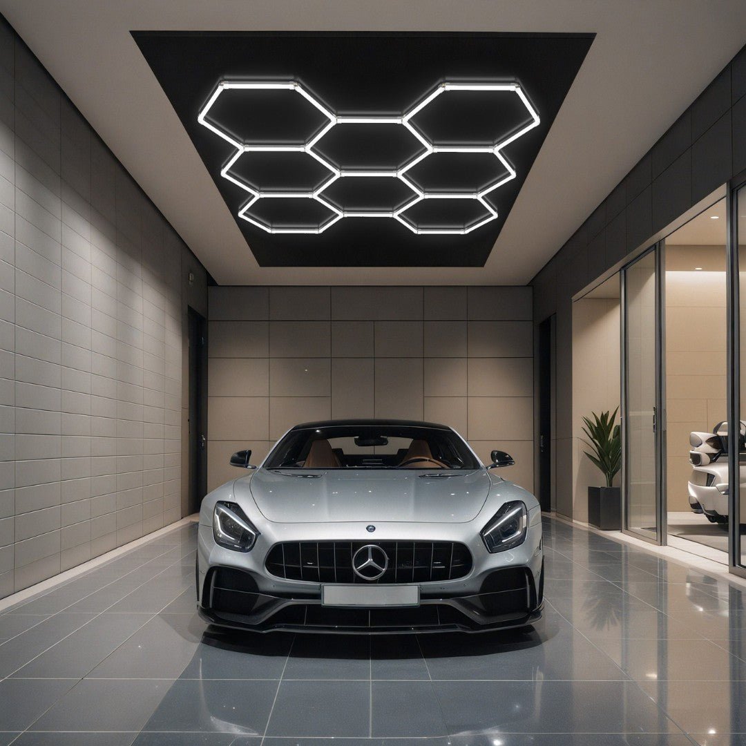 Kit 8 éclairages LED Hexagonal 280W - 120lm/W - Silamp France