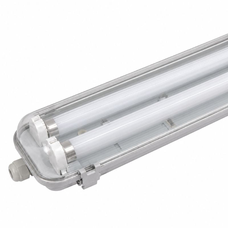 Kit de Réglette LED IP65 + 2 Tube Néon LED 150cm T8 22W - Silamp France