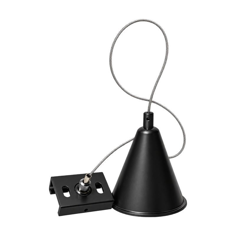 Kit de suspension Noir pour Rail Triphasé - Silamp France