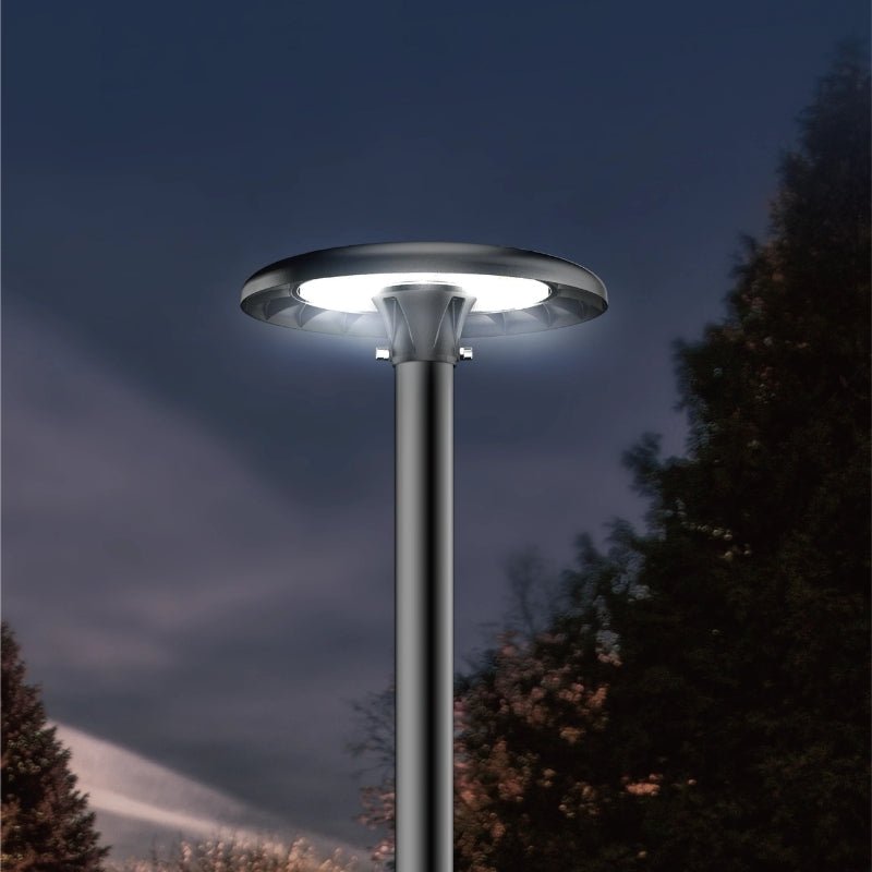 Lampadaire Public LED 80 - 120W 120lm/W IP65 IK08 Gris CCT - 3000K/4000K/6000K - Silamp France