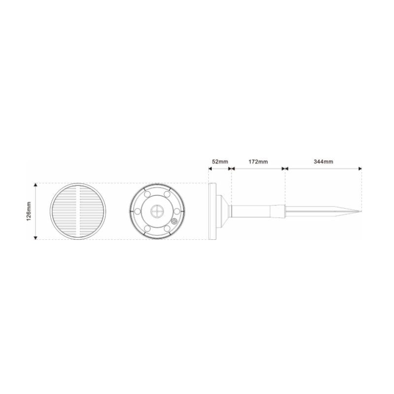 Lampe de Jardin Solaire à Piquet RGB IP65 90lm - Silamp France