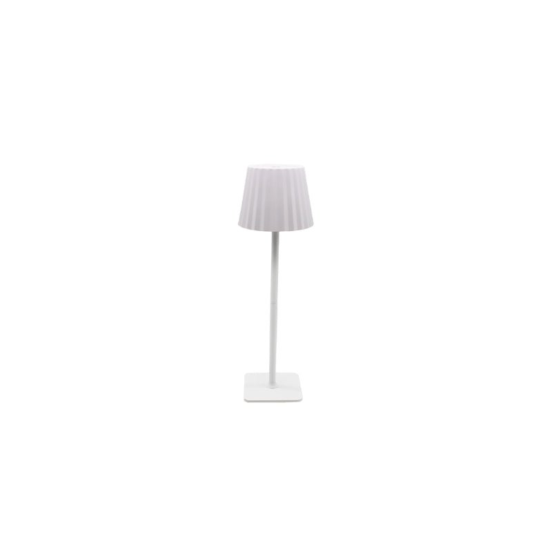 Lampe de Table Rechargeable Tactile Blanche Design 3W CCT - 3000K/4200K/6400K - Silamp France