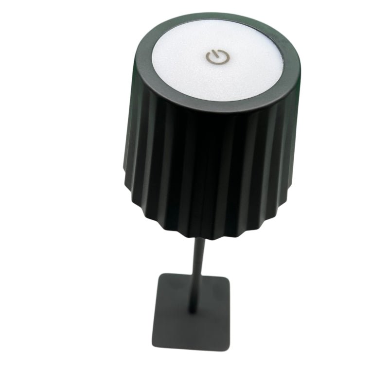 Lampe de Table Rechargeable Tactile Noire Design 3W CCT - 3000K/4200K/6400K - Silamp France