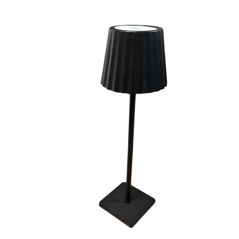 Lampe de Table Rechargeable Tactile Noire Design 3W CCT - 3000K/4200K/6400K - Silamp France
