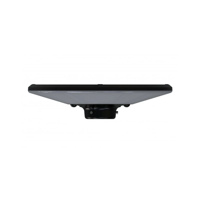 Lampe Solaire Extérieure Noire 15W CCT avec Mât 2,5m + Télécommande - 3000K/4000K/6000K - Silamp France
