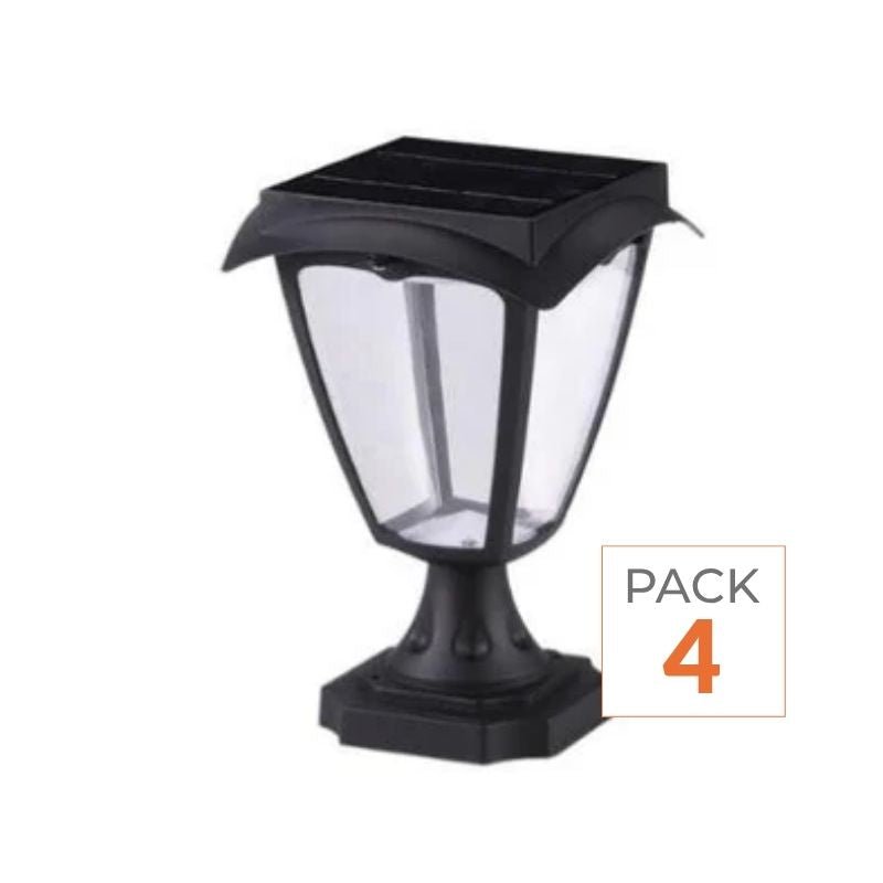 Lanterne Solaire Connectée à poser RGBW IP54 (Lot de 4) - Silamp France