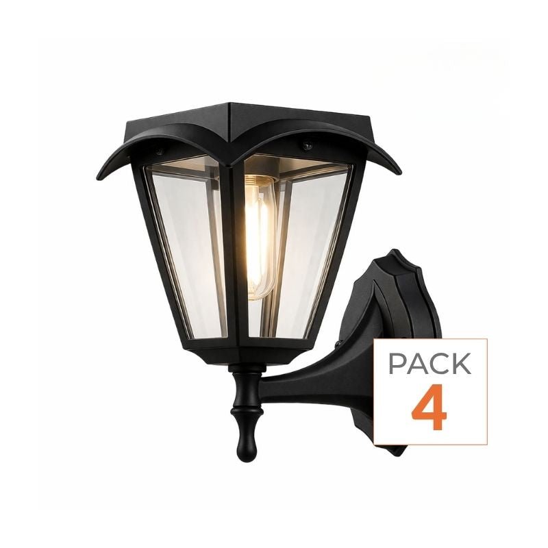 Lanterne Solaire Connectée Murale RGBW IP54 (Lot de 4) - Silamp France