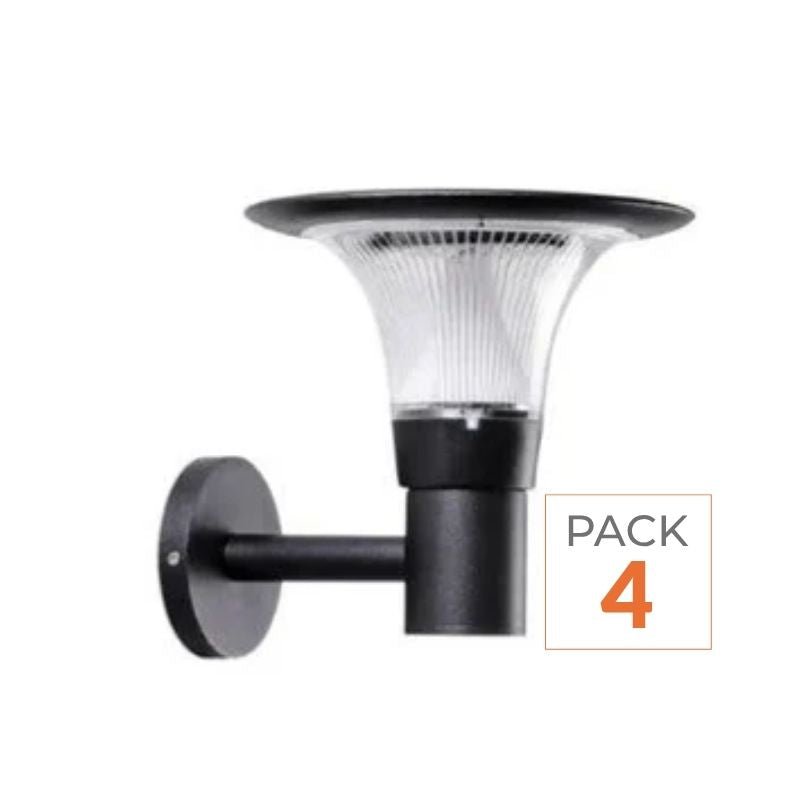 Lanterne Solaire Connectée Murale UFO RGBW IP65 (Lot de 4) - Silamp France