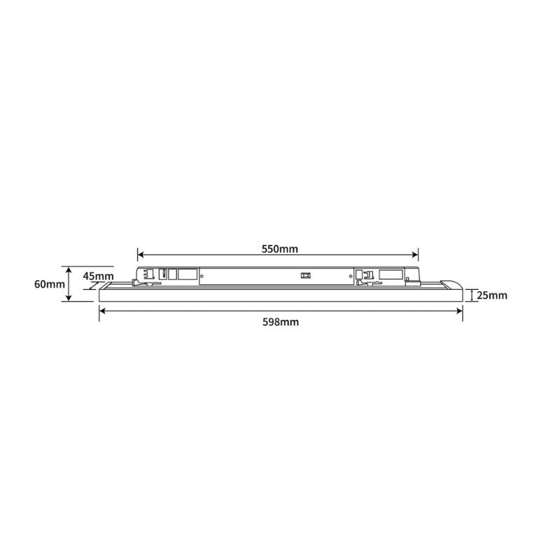 Linéaire sur Rail Triphasé 15 - 30W Ajustable 60cm 120° CCT Noir - 3000K/4000K/6000K - Silamp France