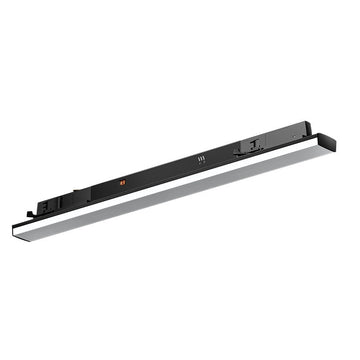 Linéaire sur Rail Triphasé 15-30W Ajustable 60cm 120° CCT Noir - 3000K/4000K/6000K