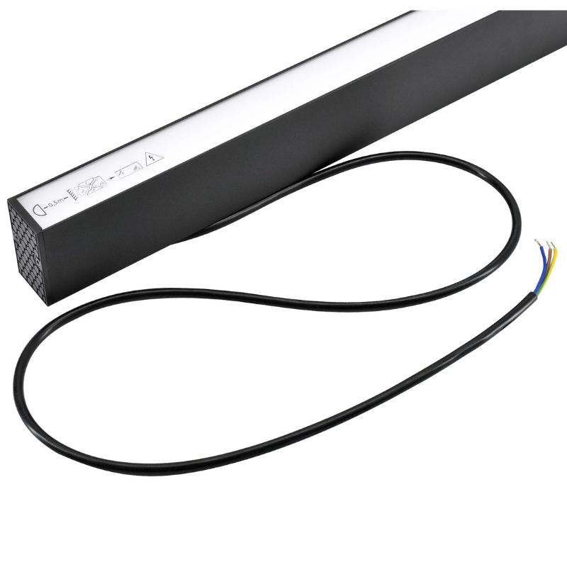 Linéaire Suspendu LED 30W 120cm Noir - Garantie 5 ans - Silamp France