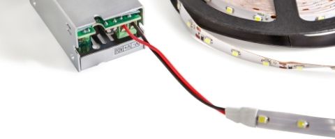 Cordon de déportpour ruban LED - connecteur à visser - SICOM