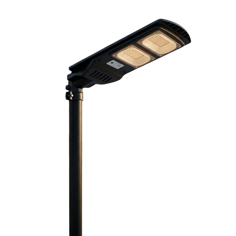 Luminaire LED urbain solaire 20W IP65 (Barre métallique incluse) - Silamp France