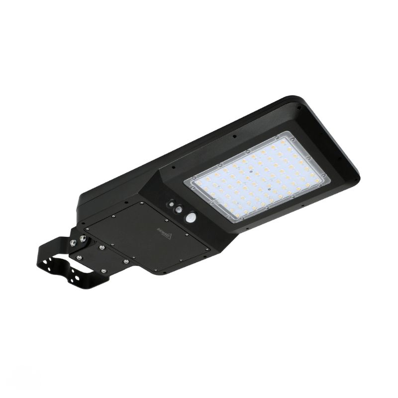 Luminaire Urbain Solaire Détecteur Infrarouge 40W 6000lm IP65 CCT - 3000K/4000K/6000K - Silamp France