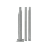 Mât d’Éclairage Public Droit 3m Ø60mm Gris