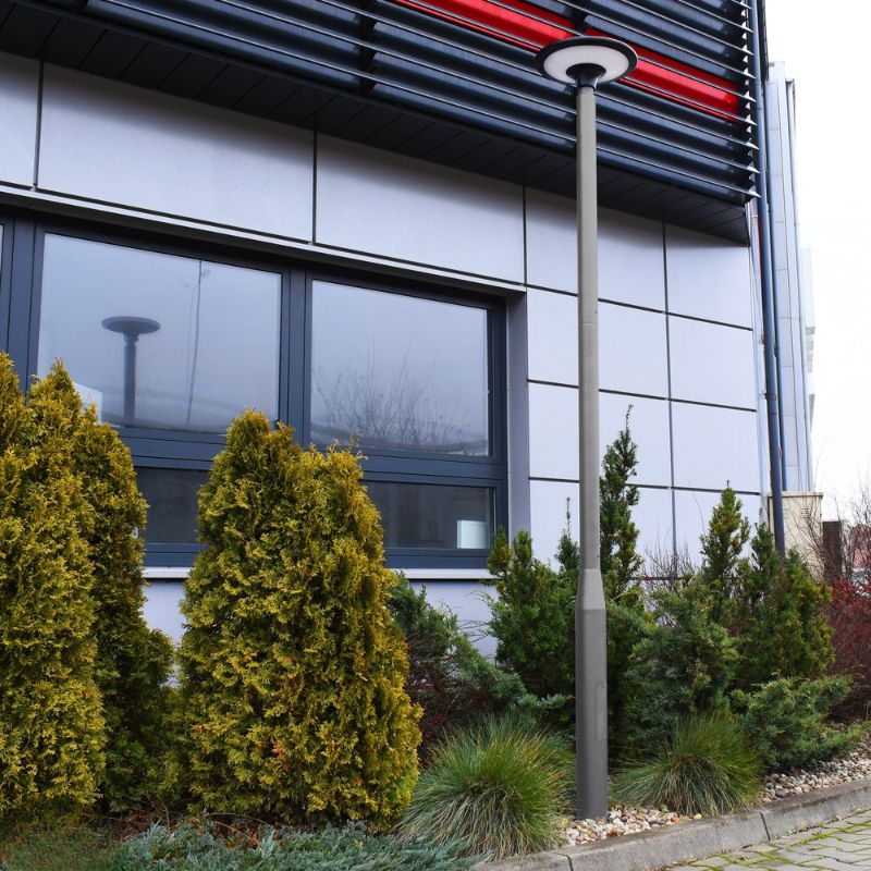 Mât d’Éclairage Public Droit 3m Ø60mm Gris - Silamp France