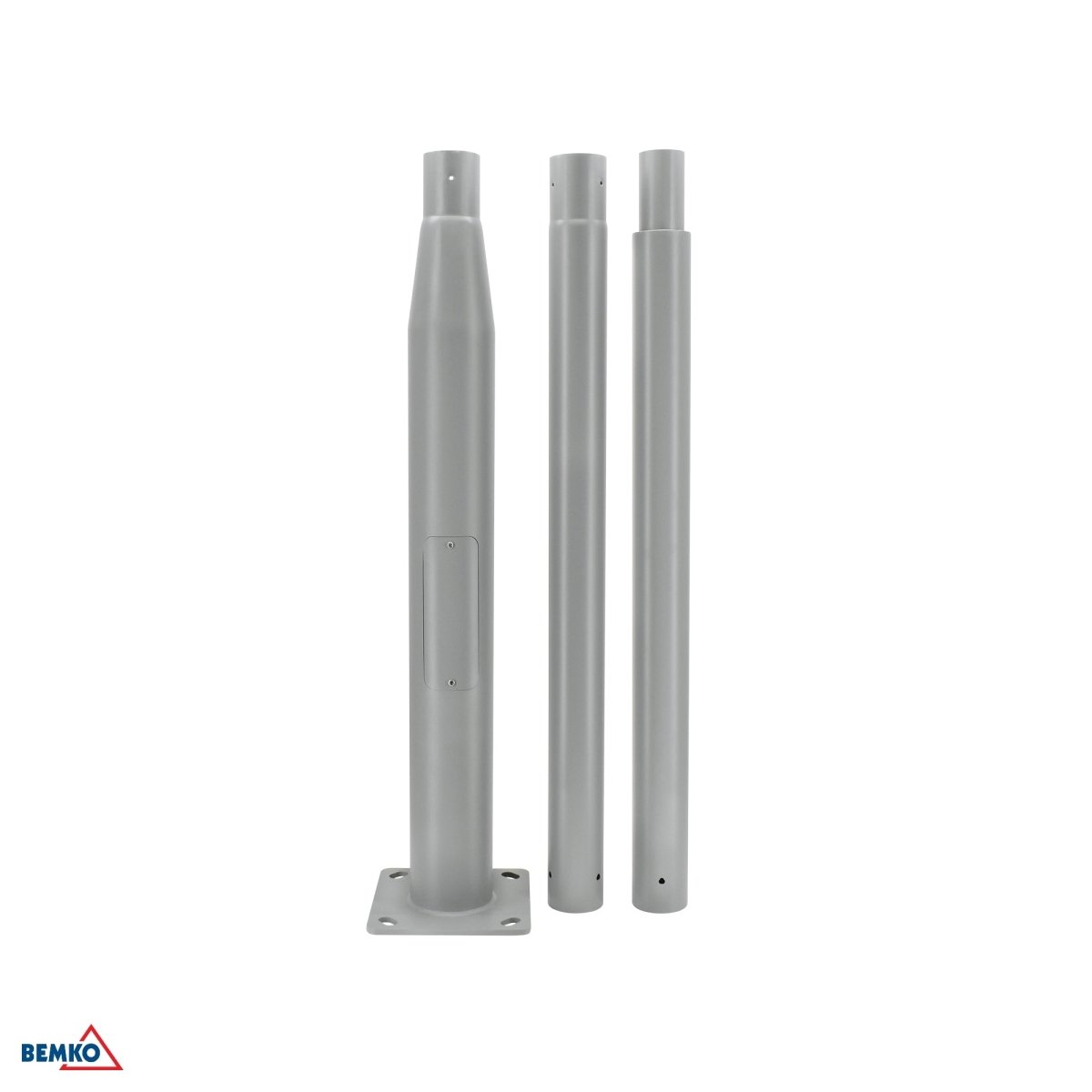 Mât d’Éclairage Public Droit 3m Ø60mm Gris - Silamp France