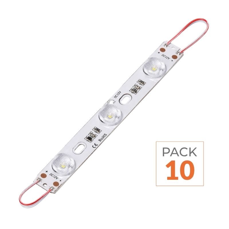 Module LED Barre 15W 12V IP65 pour Enseignes Lumineuses (Pack de 10) - Silamp France