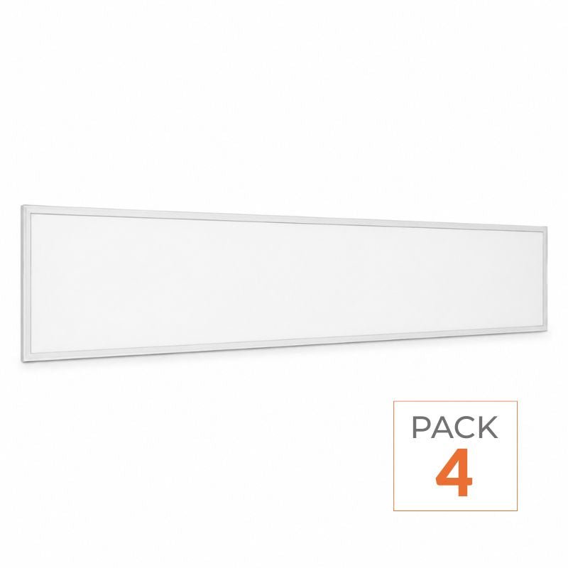 Pack de 4 - Panneau LED Slim 150x30 40W 120lm/W Sans Flicker - Silamp France