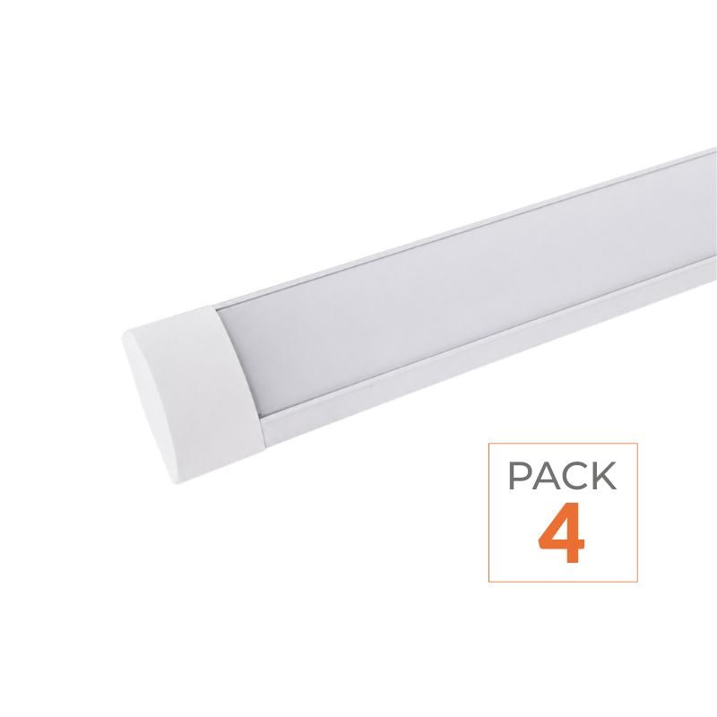Pack de 4 - Réglette LED 90cm 24W - Silamp France