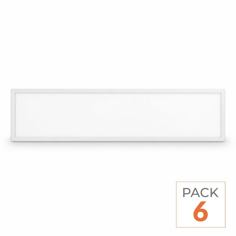Pack de 6 - Panneau LED Slim 120x30 32W 130lm/W TRIAC Sans Flicker - Silamp France