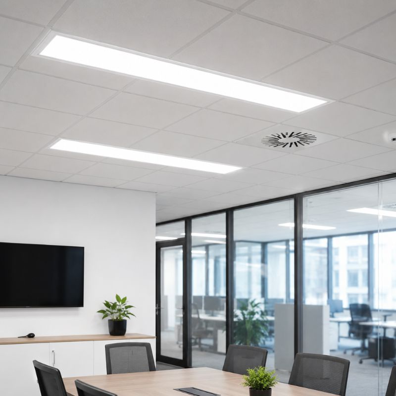Pack de 6 - Panneau LED Slim 120x30 32W 130lm/W TRIAC Sans Flicker - Silamp France