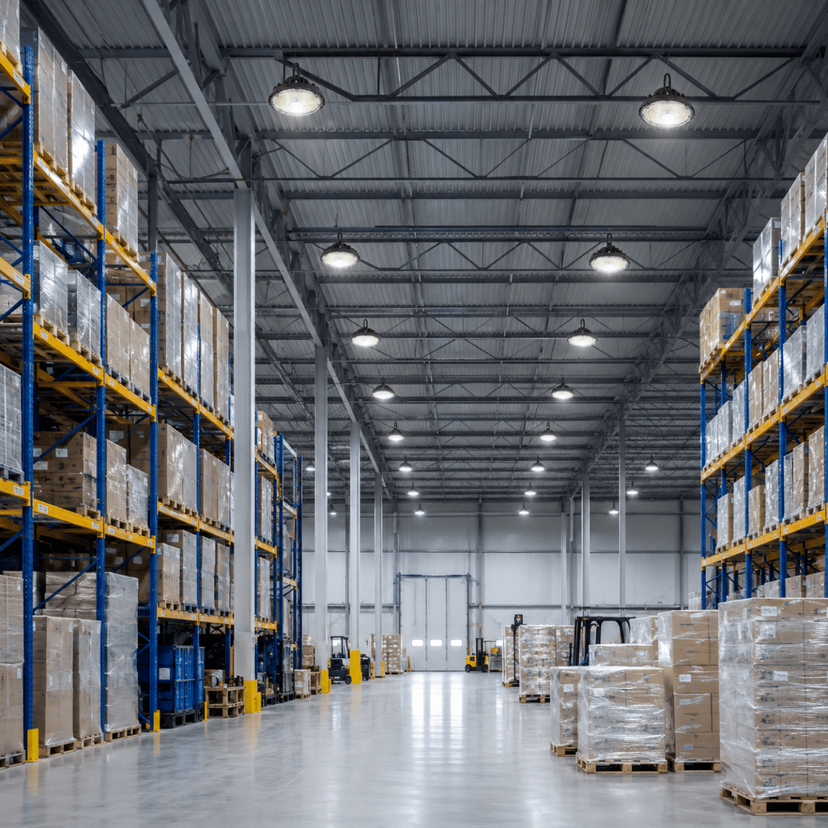 Pack de 6 - Suspension LED Industrielle UFO Dimmable 150W - 200W - 250W 187lm/W avec détecteur de mouvement - Garantie 5 ans - Silamp France